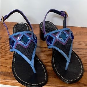 Embellished Tory Burch Sandal 5M